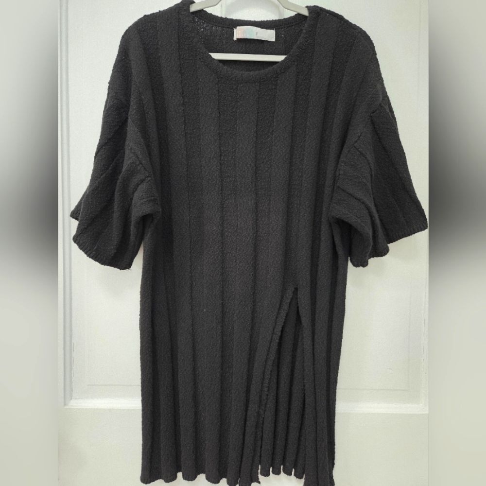 Free People Beach FP Beach Ribbed Knit Swim Cover Sweater Tunic Top M